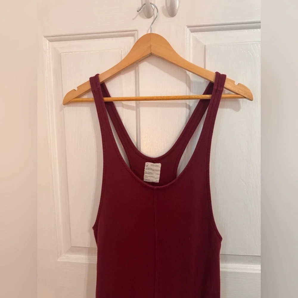 For Days Organic Cotton Jumpsuit in Rich Maroon - Size S - Picture 3 of 6